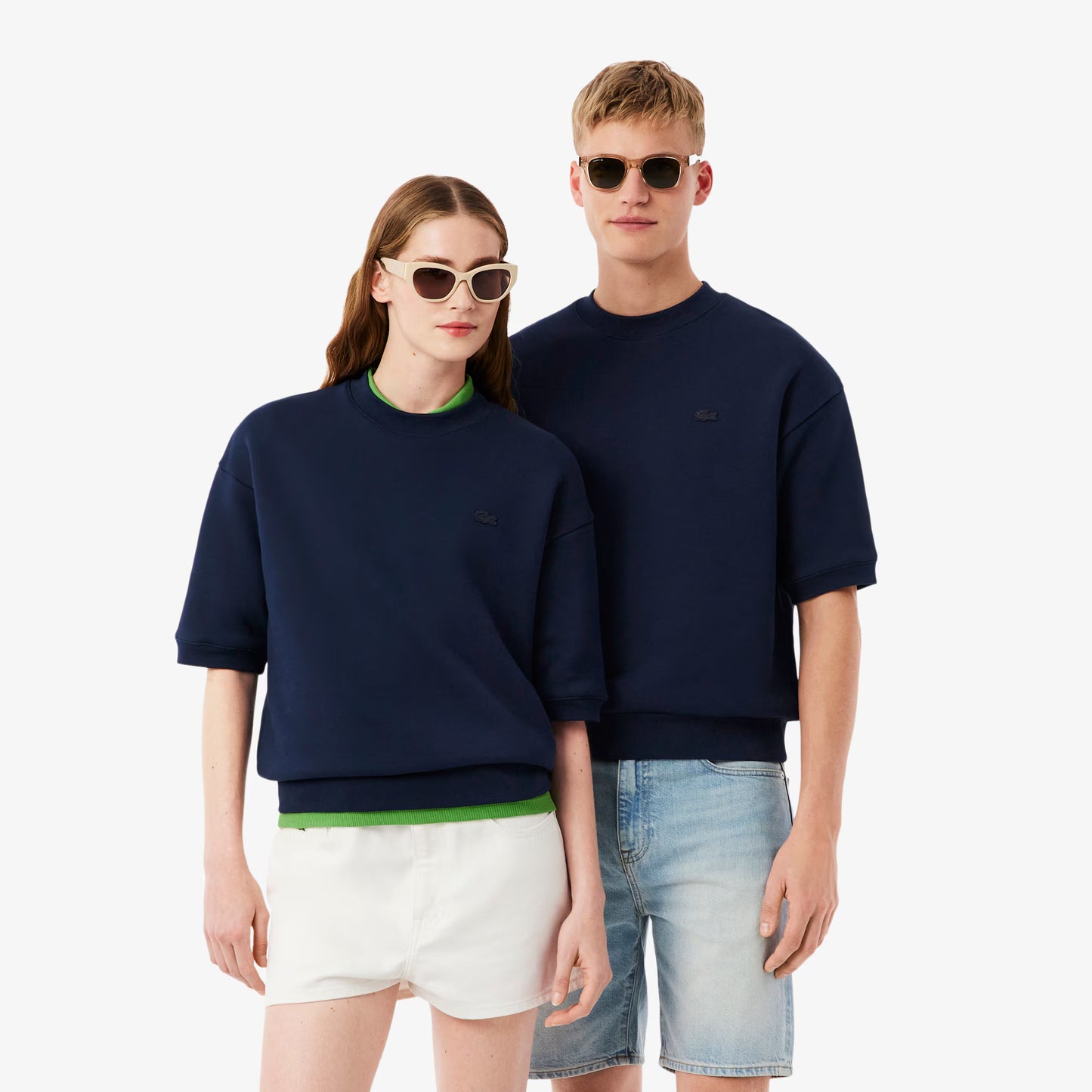 Relaxed Fit Short Sleeved Sweatshirt
