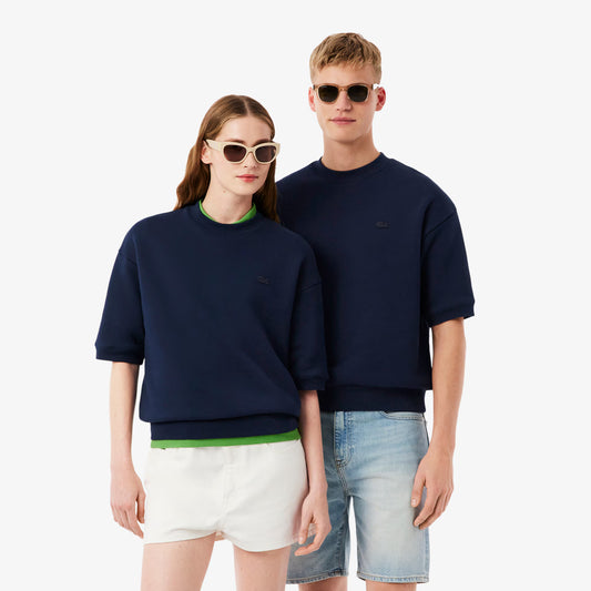 Relaxed Fit Short Sleeved Sweatshirt