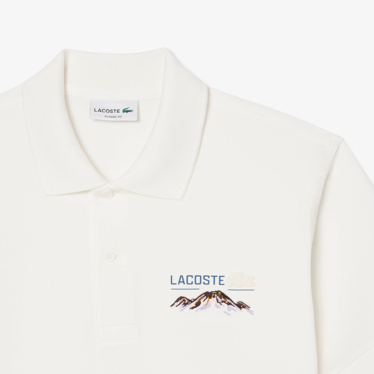 Klassisches Poloshirt mit besticktem Motiv aus Piqué