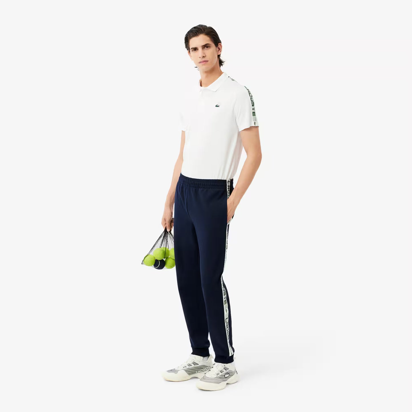 Tennis Logo Stripe Tracksuit Pants