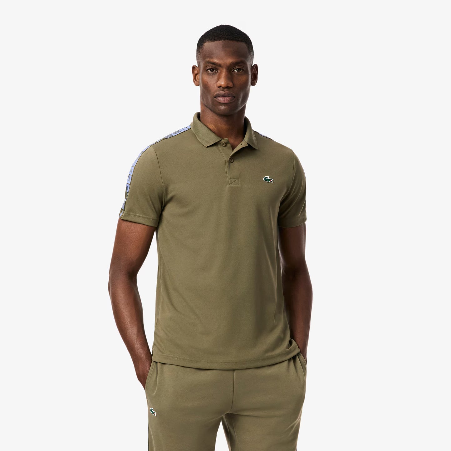 Ultra Dry Polo-Shirt mit Markenstreifen für Tennis