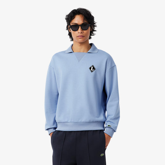 French Made Polo Collar Sweatshirt