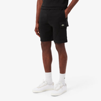 Cotton Fleece Cargo Shorts