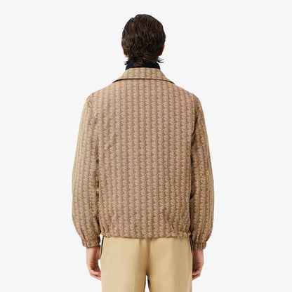 Reversible Bi Material Monogram Jacket