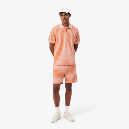 Regular Fit Striped Cotton Shorts