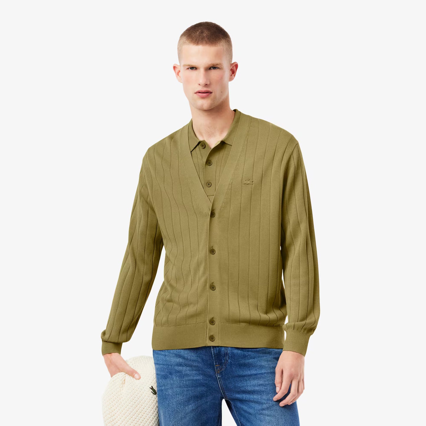 Fluid Rib Knit Cardigan