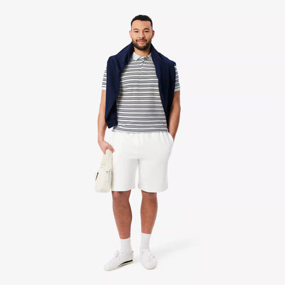 Klassisches gestreiftes Petit Piqué Poloshirt