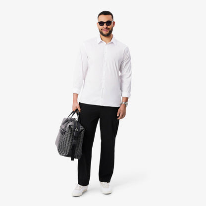 Slim Fit Stretch Poplin Shirt