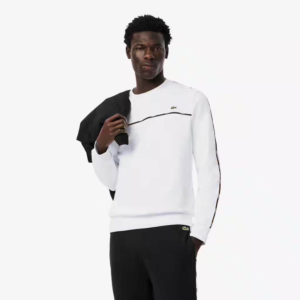 Logo Trim Fleece Sweatshirt