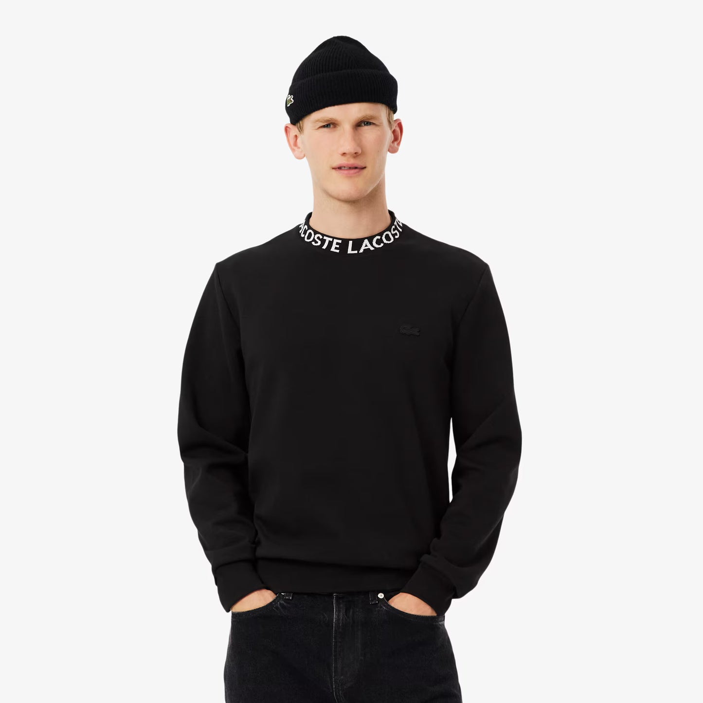 Jacquard Branded Jersey Sweatshirt